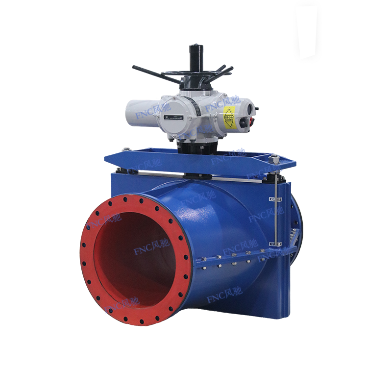 Stor diameter klämventiler